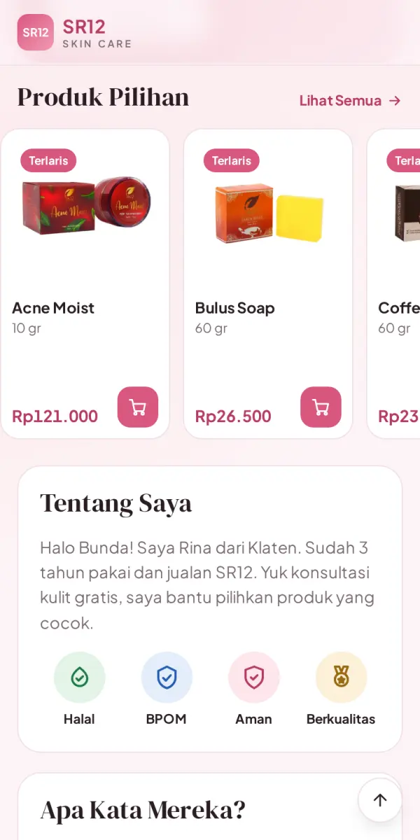 Biolink Bunda sudah jadi!